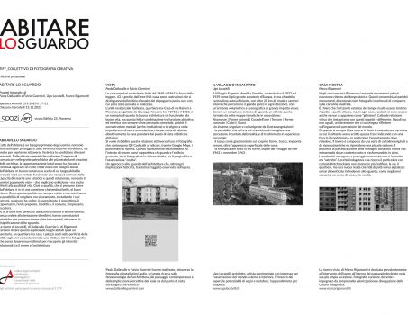 Mostra Fotografica “ABITARE LO SGUARDO” – SABATO 23 SETTEMBRE ORE 17,00