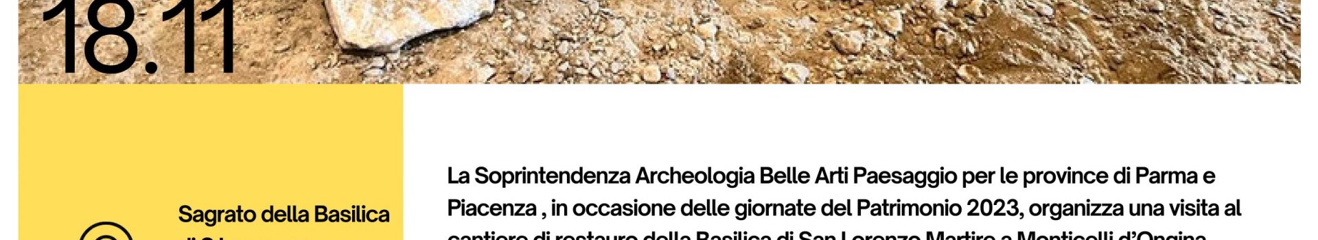 MIBACT – MINISTERO DELLA CULTURA – RESTAURO DELLA BASILICA DI SAN LORENZO MARTIRE – 18 NOVEMBRE