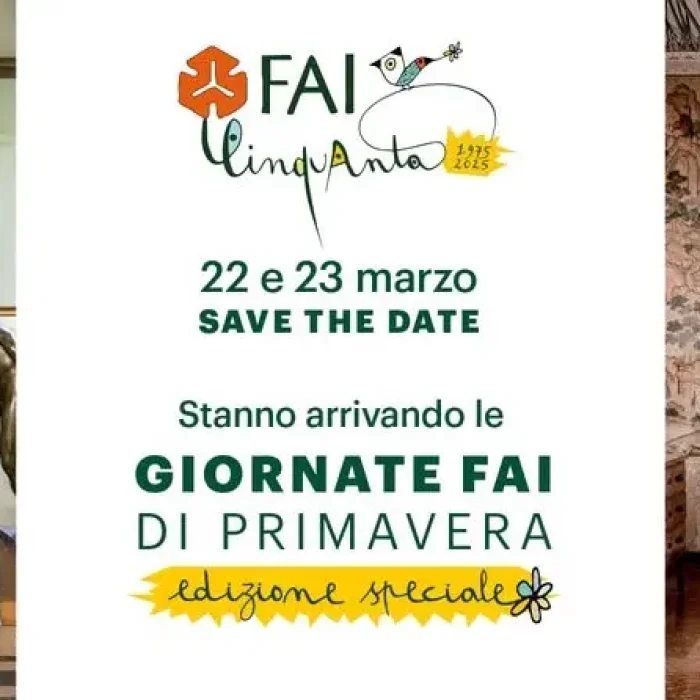 GIORNATE FAI DI PRIMAVERA 22 E 23 MARZO 2025