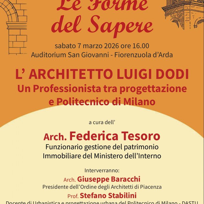 Convegno “L’architetto Luigi Dodi. Un professionista tra progettazione e Politecnico di Milano”
